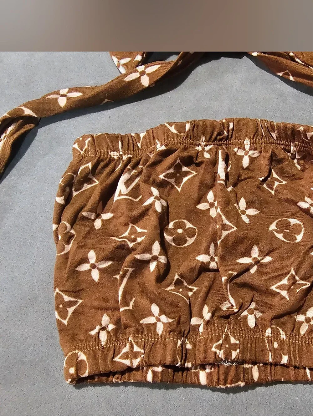 Brown 3-Piece Girls Dress Set with Headband - Size 12M-24M